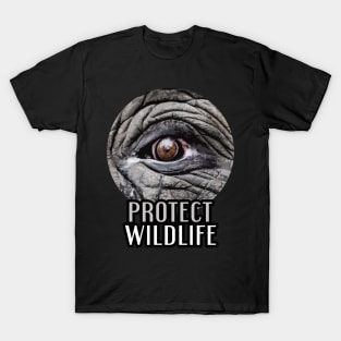 protect wildlife - elephant eye T-Shirt